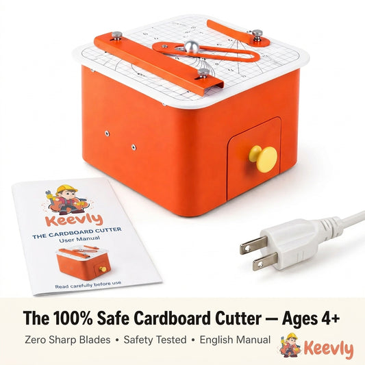 Keevly Creative Cutter — Safe Cardboard Cutting Tool for Kids