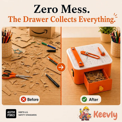 Keevly Creative Cutter — Safe Cardboard Cutting Tool for Kids